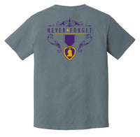 NEVER FORGET - Comfort Colors ® Heavyweight Ring Spun Tee